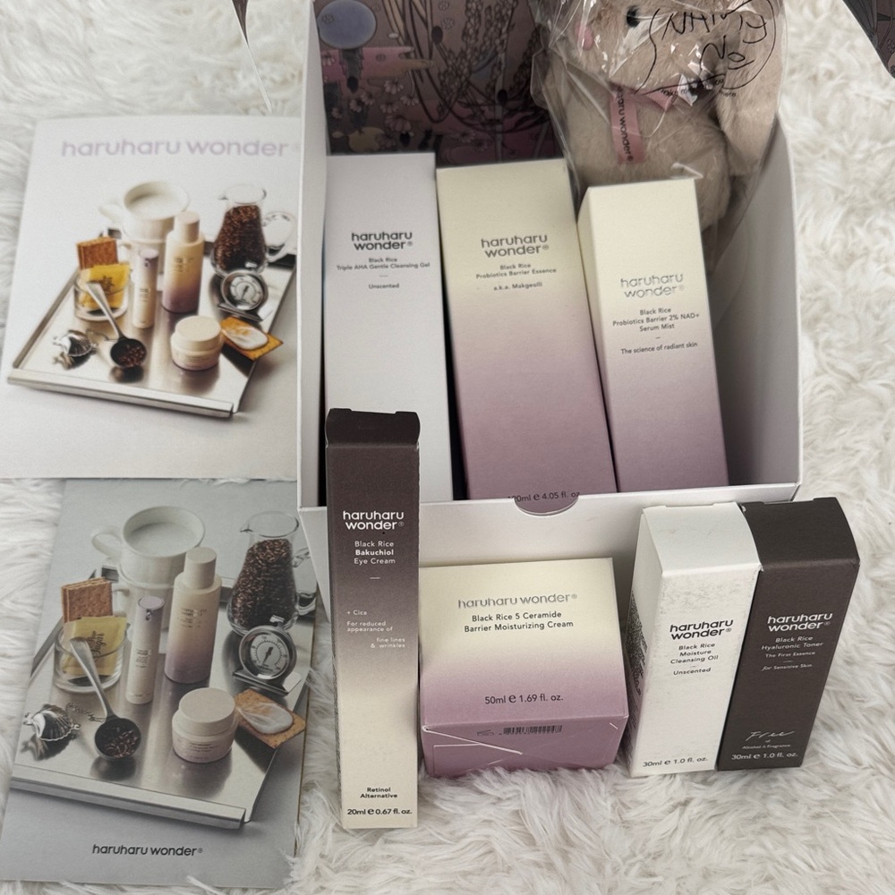 Haruharu Wonder 7pc Korean Skincare Set